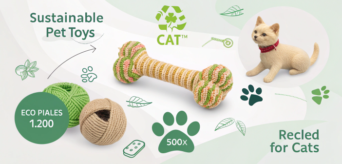 Sustainable Pet Toys for Dogs & Cats